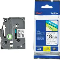 CINTA LAMINADA BROTHER TZE141 NEGRO SOBRE TRANSPARENTE DE 18 MM 8 MTS CINTA LAMINADA BROTHER TZE141 NEGRO SOBRE TRANSPARENTE DE 18 MM 8 MTS